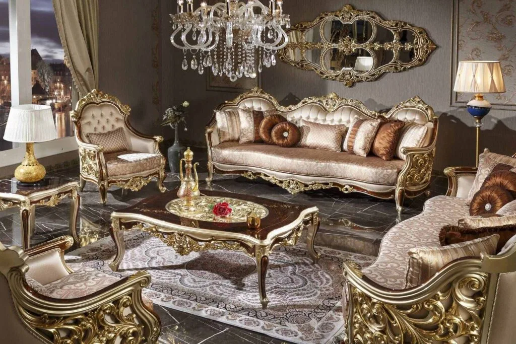 Chennai Hand Carved Royal Sofa Set 1