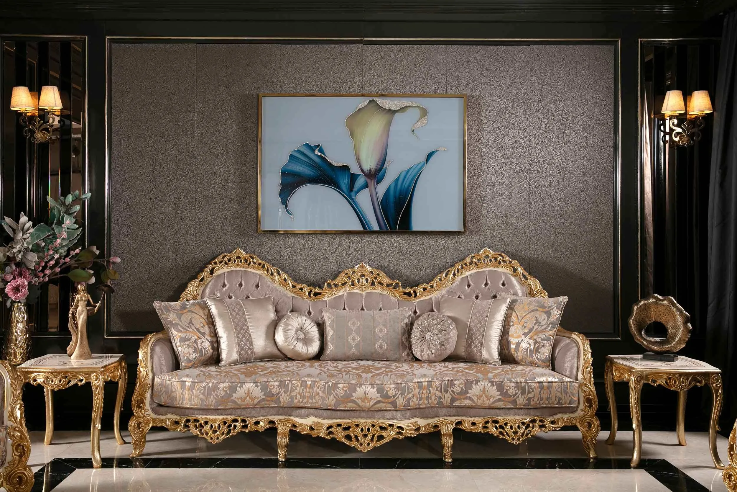 Classic Gold Leaf Sofas to Elevate Your Living Space - Image 5