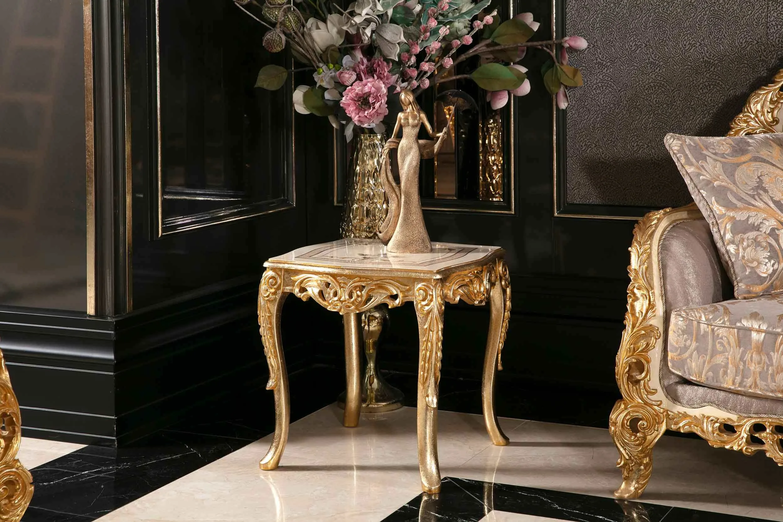 Classic Gold Leaf Sofas to Elevate Your Living Space - Image 6
