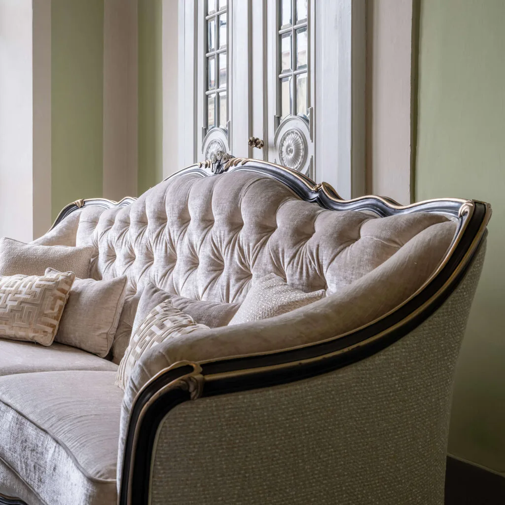 Luxury Fabric Sofa Set - Italian Design with Wood Carving 7 Luxury Sofa Set Online Wood Carving Italian Design 5