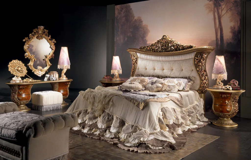 King French Bed Frame with Headboard – Transform Your Bedroom 10 Royal Bedroom Set 13