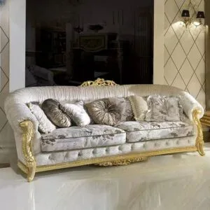 Customize Your Antique Sofa with Gold Details