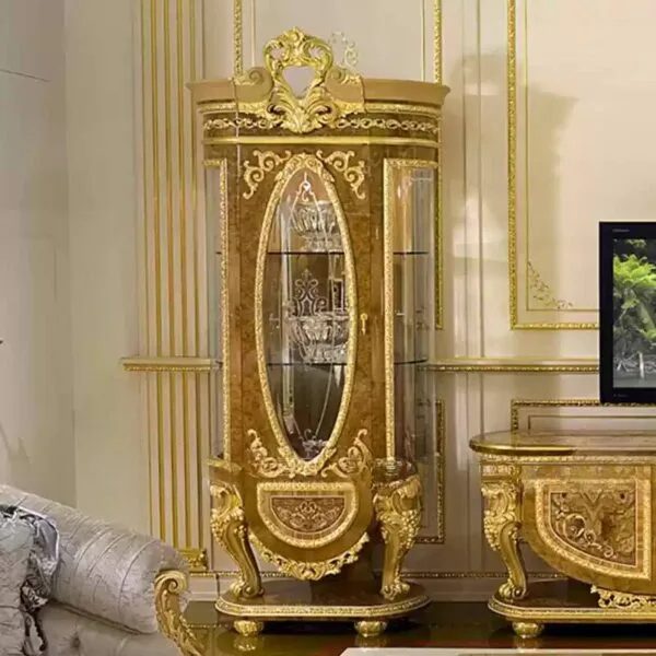 Customize Antique Sofa with Exquisite Gold Details - Image 7