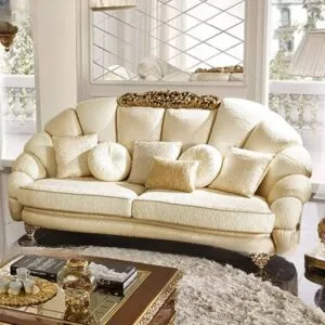 Exquisite Vintage White Sofas - Timeless Elegance