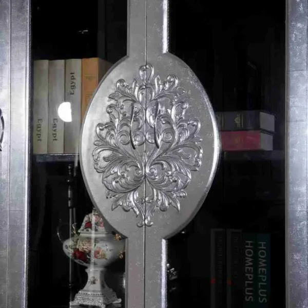 Antique Bookcase with Glass Doors - Image 4