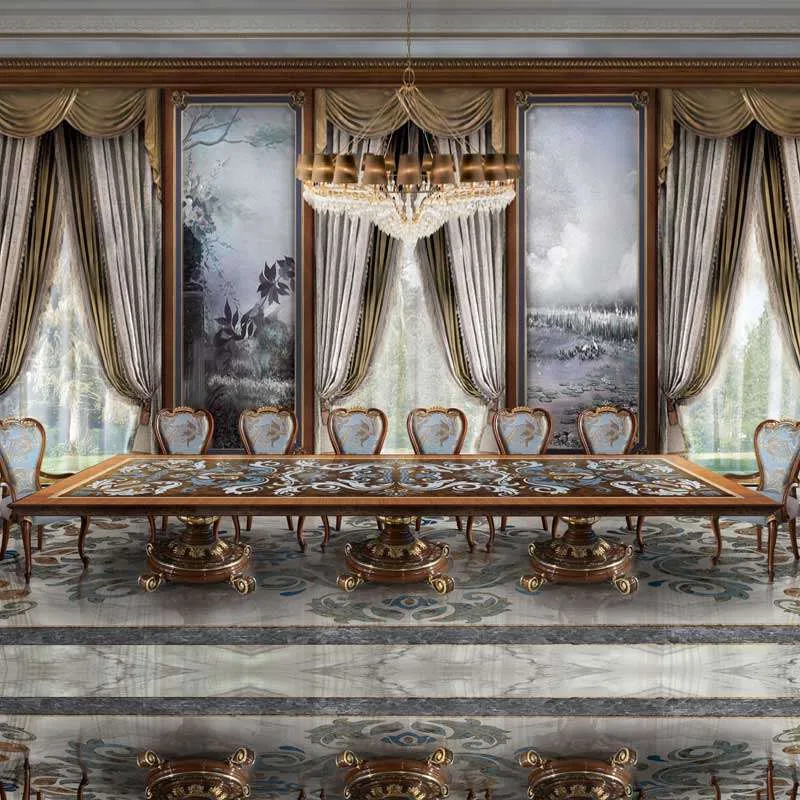 Elegant Large Dining Tables for 14 Guests 5 Elegant Large Dining Tables for 14 Guests