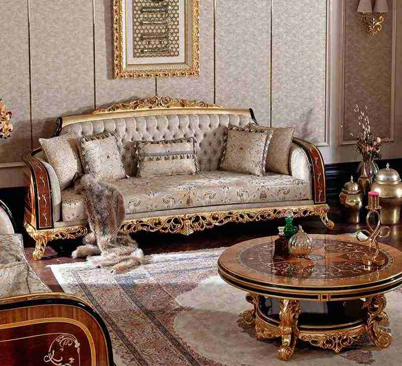 Elegant Antique Fabric Sofas - Timeless Luxury Awaits 5 Luxury custom fabric sofa set for living room 3.jpg