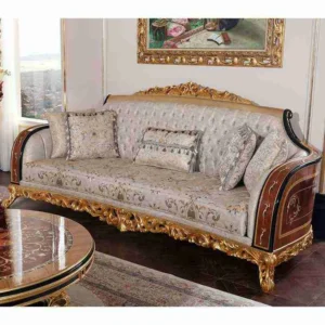 Elegant Antique Fabric Sofas - Timeless Luxury Awaits