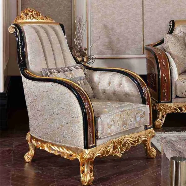 Elegant Antique Fabric Sofas - Timeless Luxury Awaits - Image 3