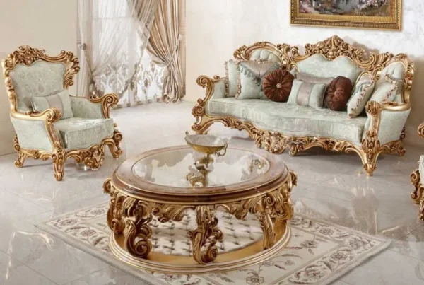 Cozy Fabric Classic Couch – Timeless Elegance & Comfort - Image 4