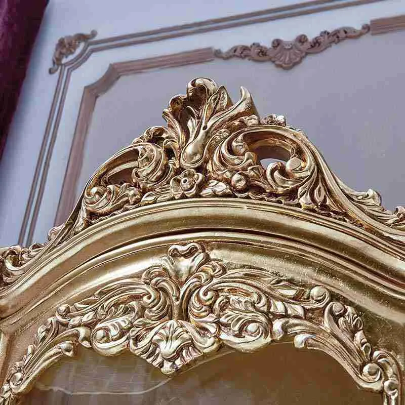 Vintage Wood Display Cabinet with Glass Doors 6 Luxury gold display cabinet with glass doors 3.jpg