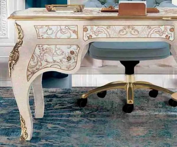 Solid Wood Writing Desk - Image 2
