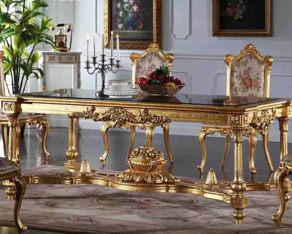 Elegant Large Dining Table for 8 | Classic Design