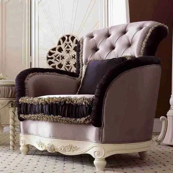 Cozy Fabric Single Person Couches - Image 2