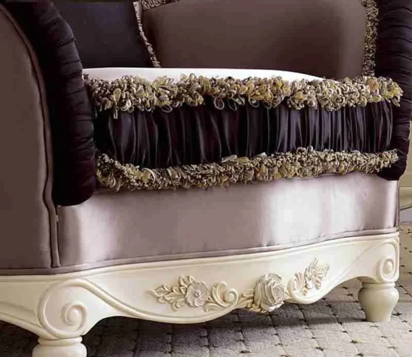 Cozy Fabric Single Person Couches - Image 3
