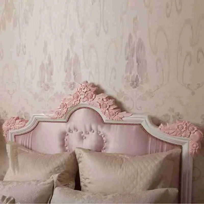 Traditional Pink Twin Bed Frame 6 Luxury velvet pink bed frame 3.jpg