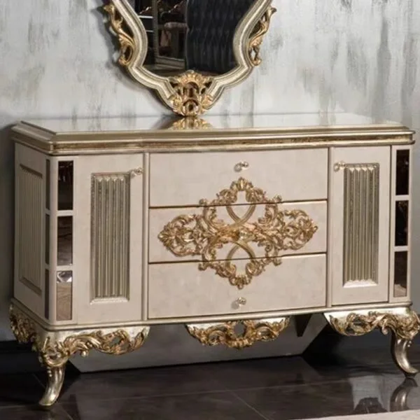 Stunning Antique Wooden King Bed Frames - Image 5