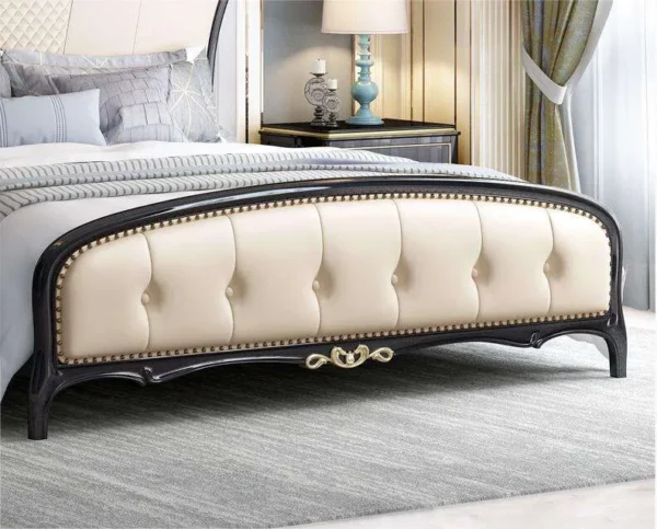 Chic Leather Upholstered Bed Frame - Image 4