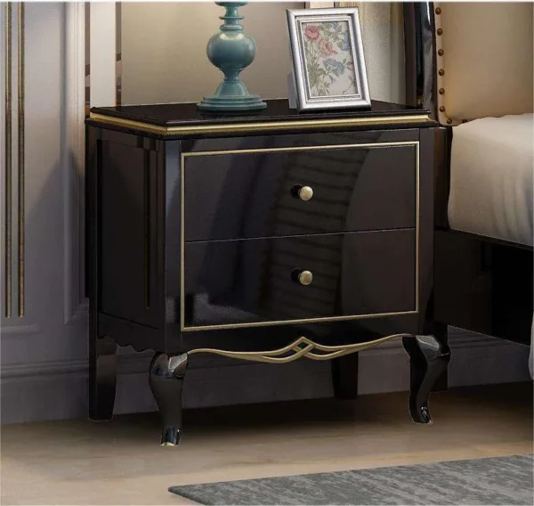 Chic Leather Upholstered Bed Frame - Image 5