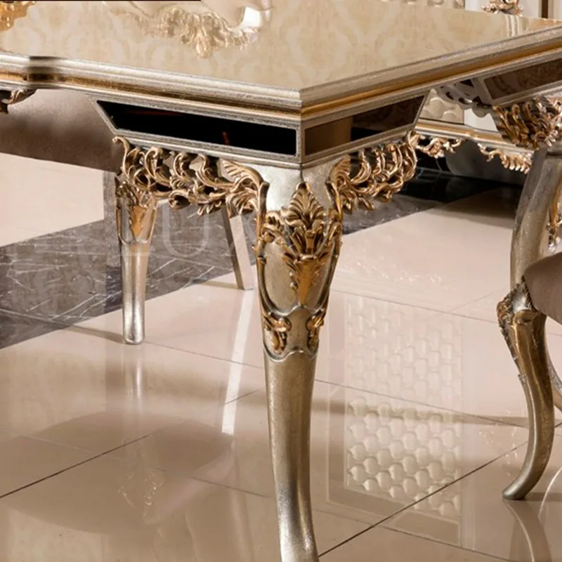 Rustic Wooden Dining Table - Image 3
