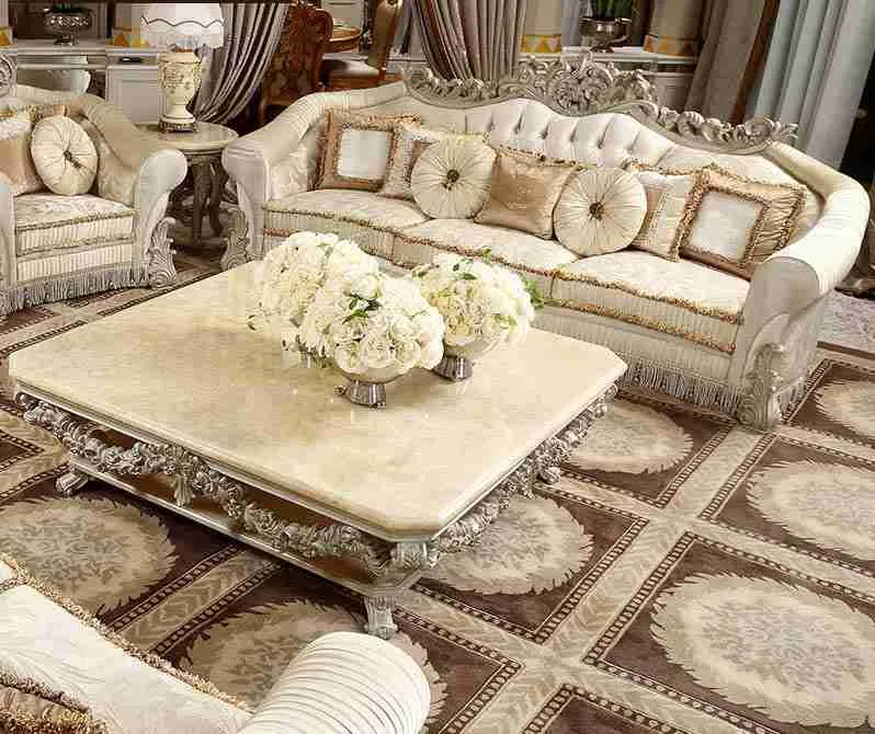 Luxurious velvet upholstered sofas | Handcrafted Elegance 7 Luxury large sofa with wood hand carved 3.jpg