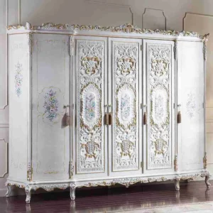 Customizable White Wardrobe Closet: Timeless Elegance & Function