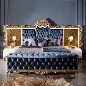 Luxurious Wooden California King Bed | Custom Handcrafted