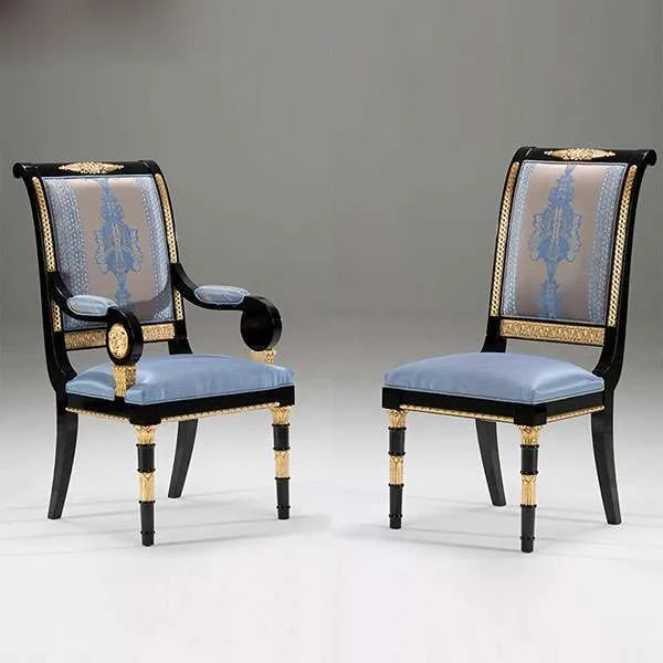 Luxurious Black Round Dining Set | European Elegance 11 dining table 5 2.jpg